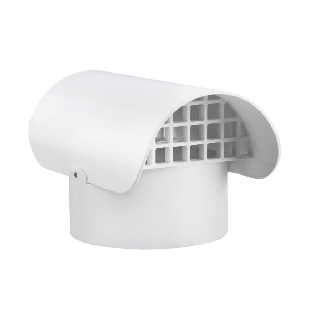 3 Inch Radon Vent Cap For Schedule 40 Pipes, Weatherproof Roof Exhaust Cover, Animal Shield 9174973486831
