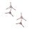 4 Pcs Y-Type Microwave Glass Plate Turntable Support For Home Use 4