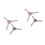 4 Pcs Y-Type Microwave Glass Plate Turntable Support For Home Use 5