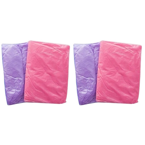 4Pcs One-Time Raincoat Portable Windproof Rain Poncho Assorted Colors 1