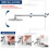 Adjustable Shower Arm Chrome 16 Inch, Solid Brass Extension with Adjustable Height and Angle 3