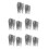1000Pcs Durable Needle Felting Needles Set Silver for DIY Wool Crafts 5