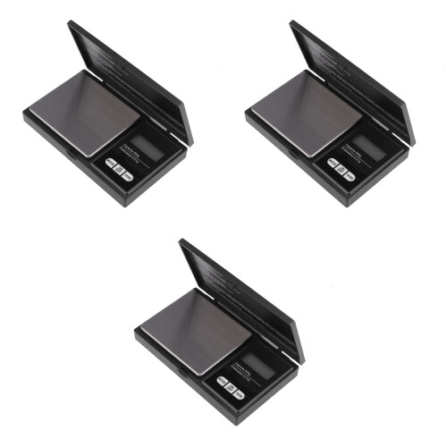 3Pcs Mini Electronic Jewelry Scale 500G/0.01G 2