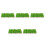 5Pcs Green Nylon Artificial Grass Clusters for Model Railway Dioramas 5