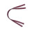 4Pcs Dark Red PU Handbag Straps Rivets Style Tote Replacement 11
