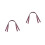 4Pcs Dark Red PU Handbag Straps Rivets Style Tote Replacement 4