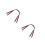 4Pcs Dark Red PU Handbag Straps Rivets Style Tote Replacement 7