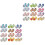 2Pièces Coton Épais Antidérapantes Multicolores 3