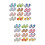 2Pièces Coton Épais Antidérapantes Multicolores 7