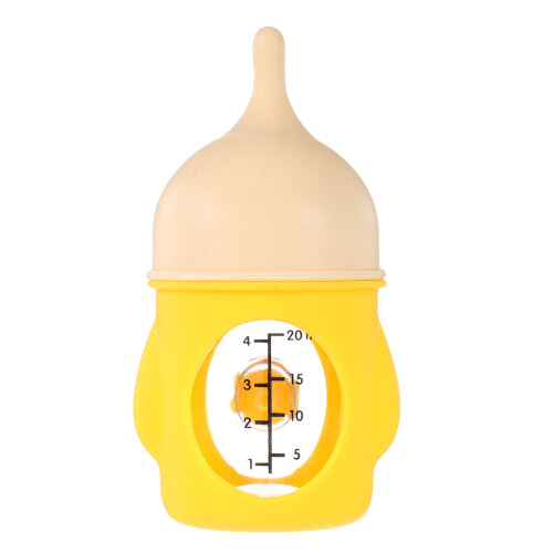 2Pcs Lightweight Silicone Kitten Feeding Bottles for Small Pets