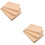 6Pcs Khaki Kraft Paper Binder Notebook Organizer Iron Material 8