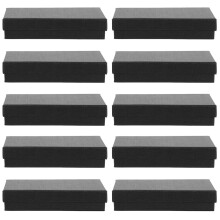 30Pcs Paper Watch Organizer Box Black with Sponge Durable Gift Case