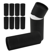 30Pcs Durable Black Paper Storage Jars Convenient Kitchen Canisters