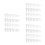 3000Pcs Clear Press on Nail Tips Transparent Plastic Claw Extensions 7