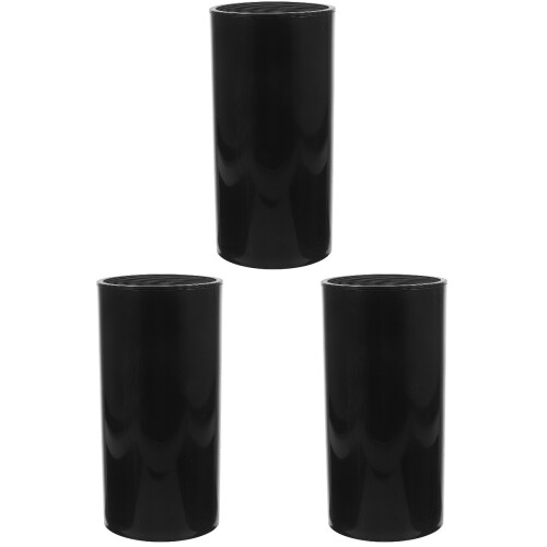3Pcs Black Cutter Storage Rack Kitchen Utensil Holder for Home 1