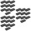 30Pcs Paper Watch Organizer Box Black with Sponge Durable Gift Case 9