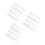 3000Pcs Clear Press on Nail Tips Transparent Plastic Claw Extensions 5