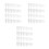 3000Pcs Clear Press on Nail Tips Transparent Plastic Claw Extensions 6