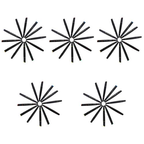 60Pcs Convenient Drawing Pens Black Multi-Function Paint Accessories 2