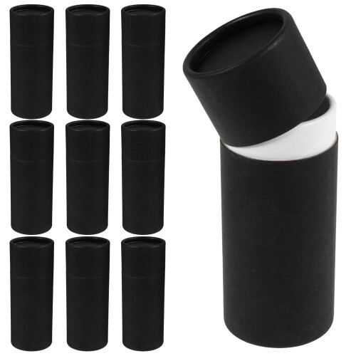 30Pcs Durable Black Paper Storage Jars Convenient Kitchen Canisters 2