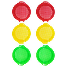 18Pcs Lightweight Plastic Sand Sifters for Beach and Backyard Play