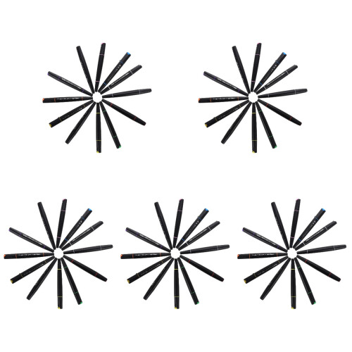60Pcs Convenient Drawing Pens Black Multi-Function Paint Accessories 1