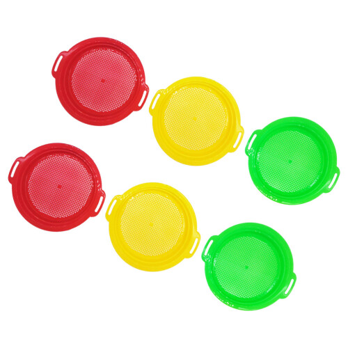 18Pcs Lightweight Plastic Sand Sifters for Beach and Backyard Play 2