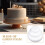 6Pcs White Foam Round Cake Dummies for Baking and Photography 8