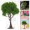 4pcs Miniature Trees for Crafts Mini Landscape Sand Table Decor 11
