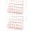 2Pcs Golden Metal File Organizer Rack Desktop Office Storage 6