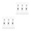 30Pcs Ps Sign Holder Clips Rotatable Label Display for Retail 9