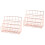 2Pcs Golden Metal File Organizer Rack Desktop Office Storage 5
