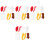 4Sets Needle Felting Kit Wool DIY Crafts with Tools Assorted 5