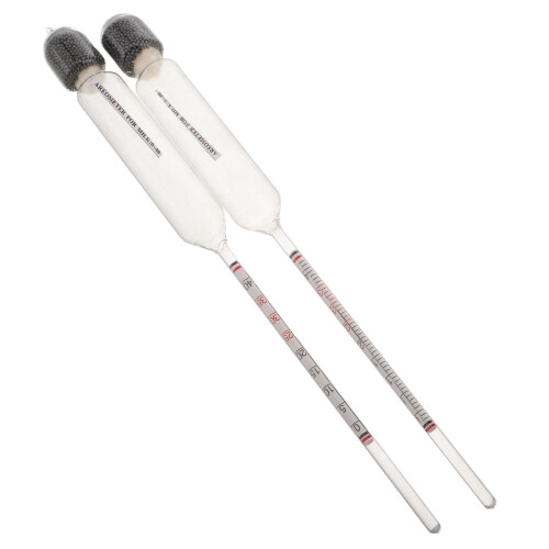 6Pcs Durable Glass Milk Density Meter Precise Cow Goat Milk Testing