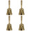 4 Pack Ringing Hand Bell Brass Handheld Decoration For Restaurant 5