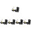5pcs Guitar Hanger Ukulele Wall Hook Alloy 5