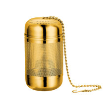 3Pcs Reusable Golden Tea Steeper Stainless Steel Seasoning Filter