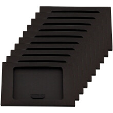 40Pcs Black Envelop Paper Boxes with Window for Mailing and Storage