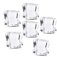 36Pcs Simulation Ice Cubes Acrylic Transparent For Photography