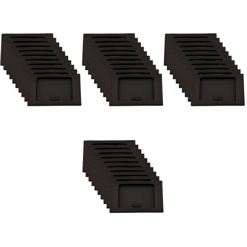 40Pcs Black Envelop Paper Boxes with Window for Mailing and Storage 2