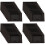 40Pcs Black Envelop Paper Boxes with Window for Mailing and Storage 5