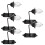 20Pièces Mini Lampes Murales Lumineuses Multicolores Décor Mini Maison 1