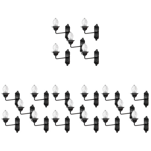 20Pièces Mini Lampes Murales Lumineuses Multicolores Décor Mini Maison 1