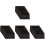40Pcs Black Envelop Paper Boxes with Window for Mailing and Storage 2