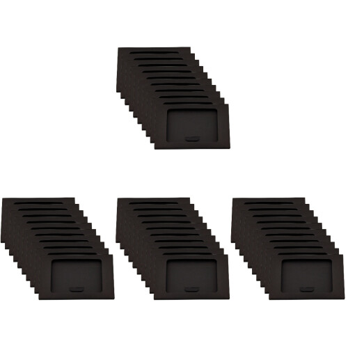 40Pcs Black Envelop Paper Boxes with Window for Mailing and Storage 1