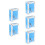 5Pcs Blue Wall Mount Post Box Reusable Letter Storage with Lock 7