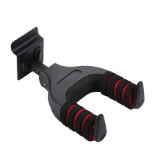 2Pcs Black Guitar Hooks Wall-Mounted Durable Guitar Holders
