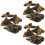 3 Sets Simulation Volcano Model Sandbox Toy Artificial Landscape Decor 8