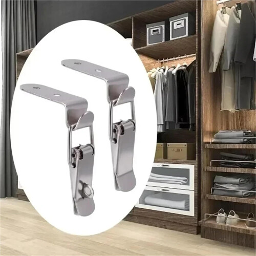 16/2PCS Heavy Duty Box Latch Toggle Latch with Secure Lock for Toolbox and Storage Containers 2