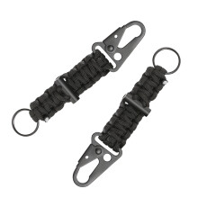 2Stk Paracord Schlüsselanhänger Mit Karabiner Für Outdoor